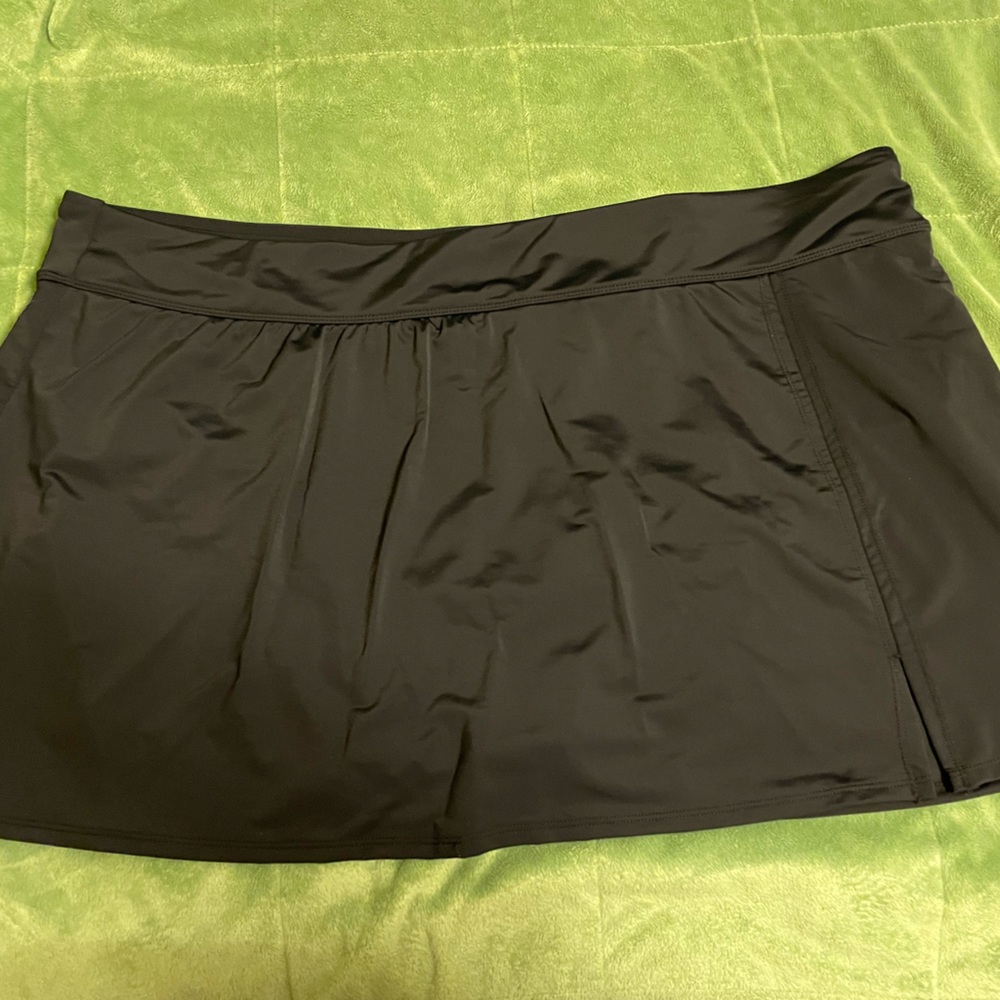 Croft & Barrow 3x Swim Skirt Black
